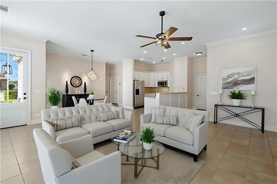 Stage Picture of Living & Dining Area