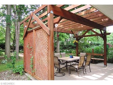 Pergola on Back Yard Patio.