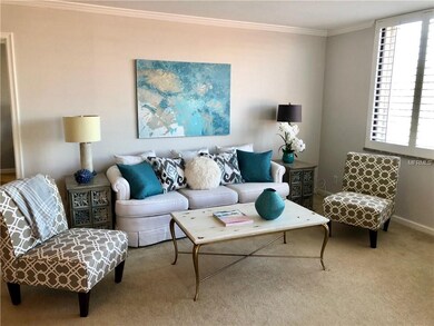 Living room with a lot of natural light