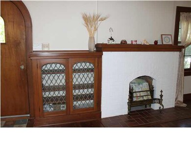 Built in Curio Cabinet & Round door...add to charm