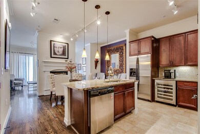 Stainless appliances. Built in frig, built in wine