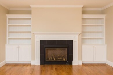 Beautiful built-ins, mantle and...