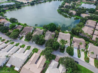 Aerial View of Home on Lake