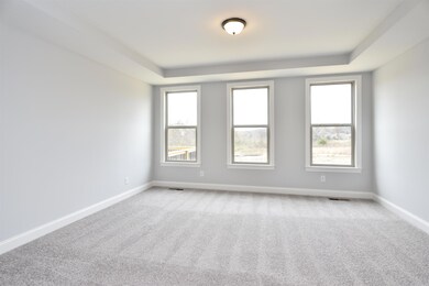 Hargrove- Master bedroom wth trey ceiling. Photo for representation purposes only. 