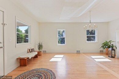 The original hardwood floors have been beautifully