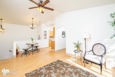 Living Room open and vaulted ceilings