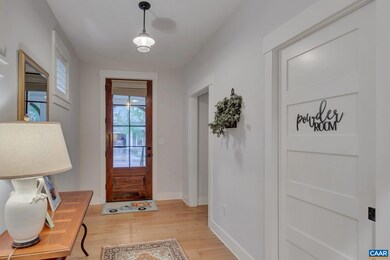 Front foyer upon entering. Main level master suite