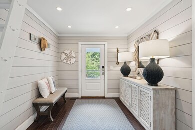 Beautiful Foyer with Shiplap