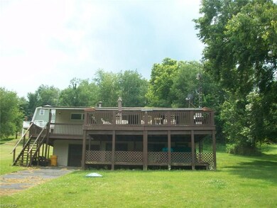 Rear view facing lake.