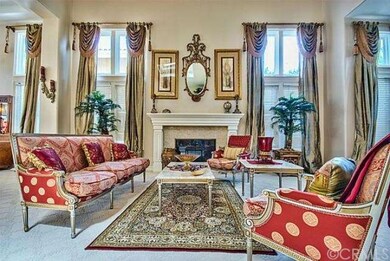 Marble fireplace