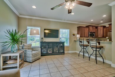 Living Area & Kitchen