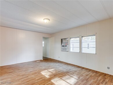 Living room with A/C window unit