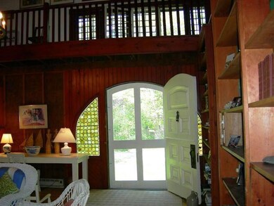Front entry to living room.