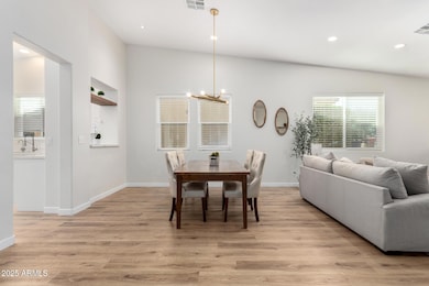VAULTED DINING IN GREAT ROOM