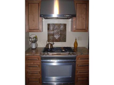 Kitchen. Stainless Frigidaire Professional Range. 