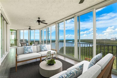 Large enclosed lanai with magical views.