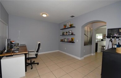 Office/dining area