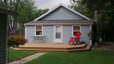 The large back deck is plenty large enough for you