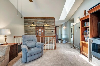 Skylight in the family room.