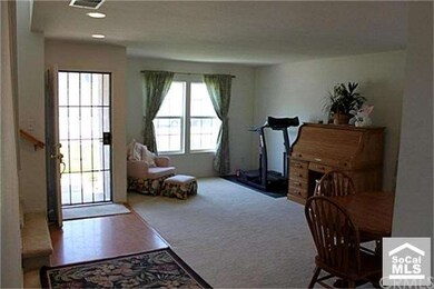 Entrance leading into living and dining room.