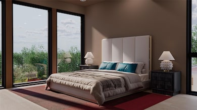 Bedroom featuring wood finished floors