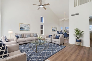 formal living room w/ high ceilings