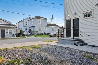 Off street parking next to back entry