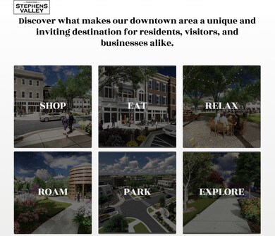 Directly adjacent to the Stephens Valley Downtown area