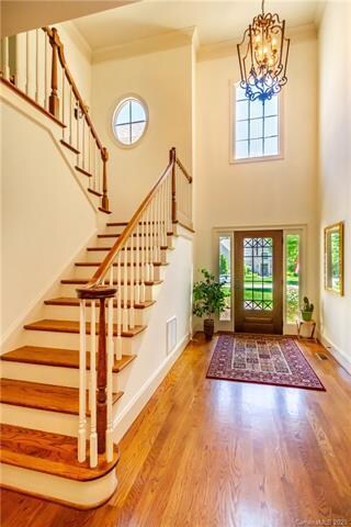 Grand 2-story entry