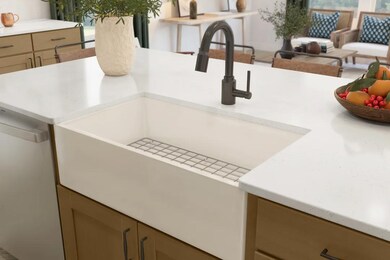 Kitchen apron sink