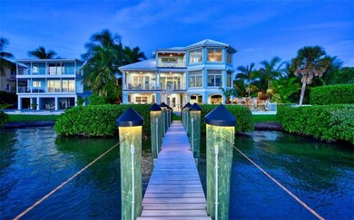 Rear elevation - twilight