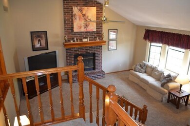 Living room on main level...large and inviting... 