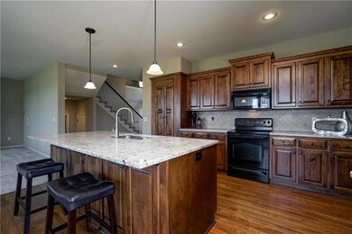 Look at all those cabinets and counter space!