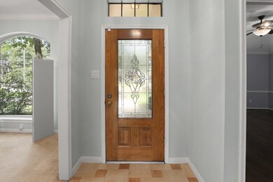 Beautiful traditional front door.