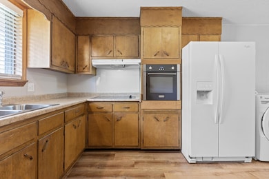Spacious kitchen with new appliances