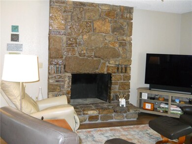 amazing stone fireplace