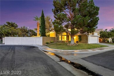 View of front of property with stucco siding, an a