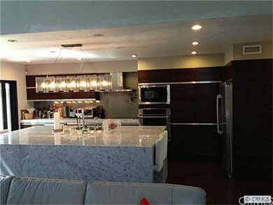 Kitchen with Marble Island