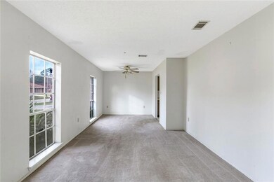 Living room/Dining room combination has many diffe