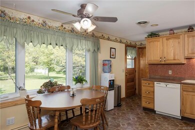 spacious eat-in kitchen
