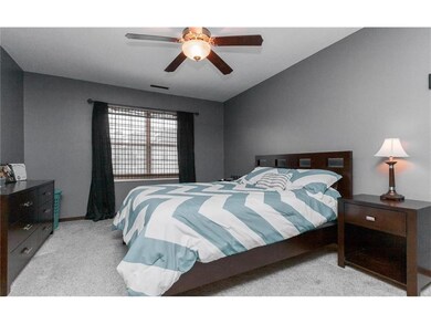 Spacious master bedroom with full master bath and 