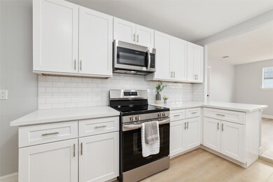 This home features a beautifully renovated kitchen