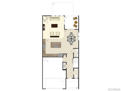 First Floor Layout - Home will be an End Unit and 