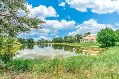 Rear of home on lake