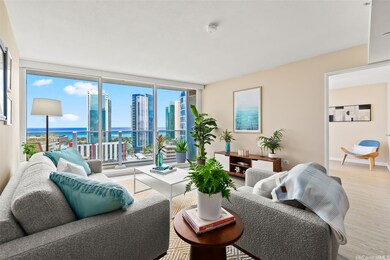 Enjoy ocean views by day and city lights at night.