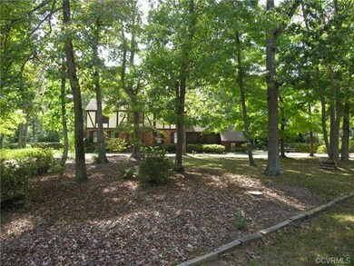 Corner View with circular driveway