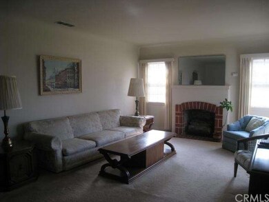 Living room with fireplace and natural lights