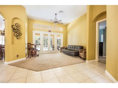 Foyer at entrance of home with lanai access