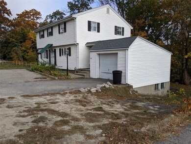 Rite Front View w/attached Garage & driveway to Bk
