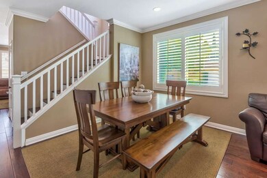 Custom white shutters on most windows throughout t